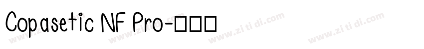 Copasetic NF Pro字体转换